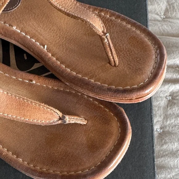 Freebird Tan Leather Sandals - Picture 4 of 6